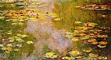Lily Canvas Paintings - The Water-Lily Pond 3
